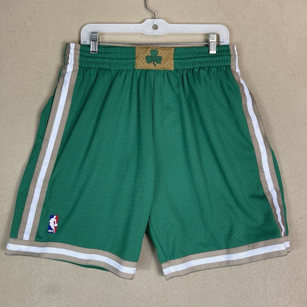 MItchell & Ness Shorts Mens Large Green Swingman Hardwood Classics Stβ Patricks